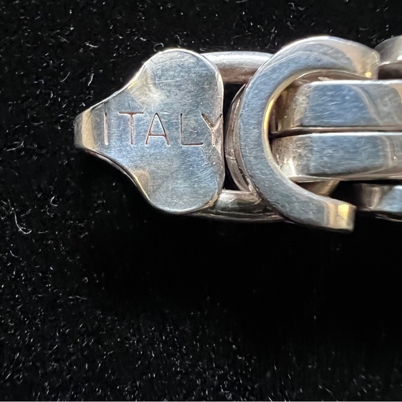 Silver 9” bracelet. Pre-owned. Unisex - Picture 6 of 8